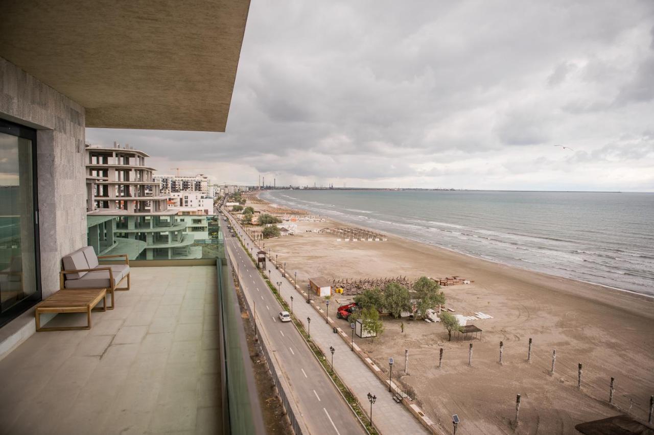 Luxury Promenada Apartment - Frontal Beachfront Mamaia Nord Năvodari 외부 사진