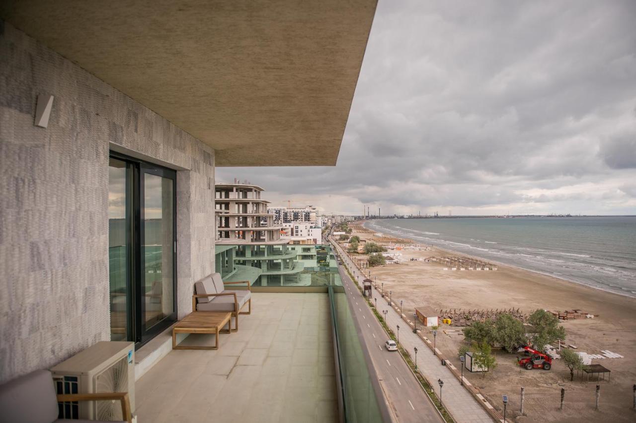 Luxury Promenada Apartment - Frontal Beachfront Mamaia Nord Năvodari 외부 사진